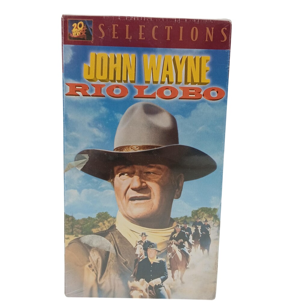 Vintage Rio Lobo VHS John Wayne Western Movie 1970 20th Century Fox New Sealed